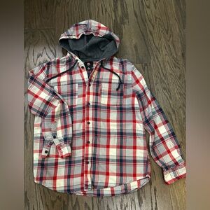 Quicksilver Hooded Flannel Shirt